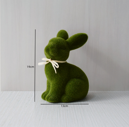 Hot-Selling Imitation Moss Bunny Ornaments 🐰🌿 – Cute Spring & Easter Decor 🌸🌷