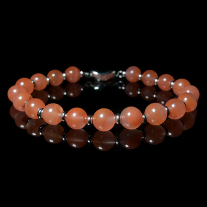 SOUTH RED ICY AGATE BRACELET