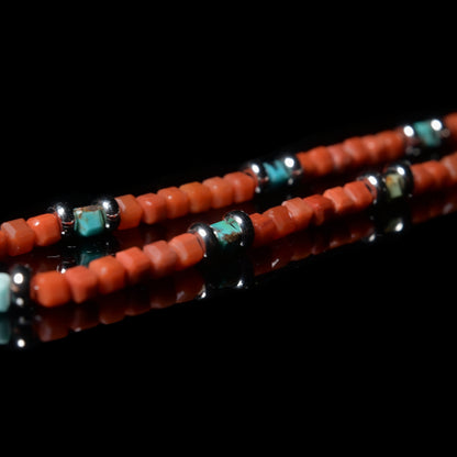 SOUTH RED AGATE - CONTRAST COLOR BRACELET