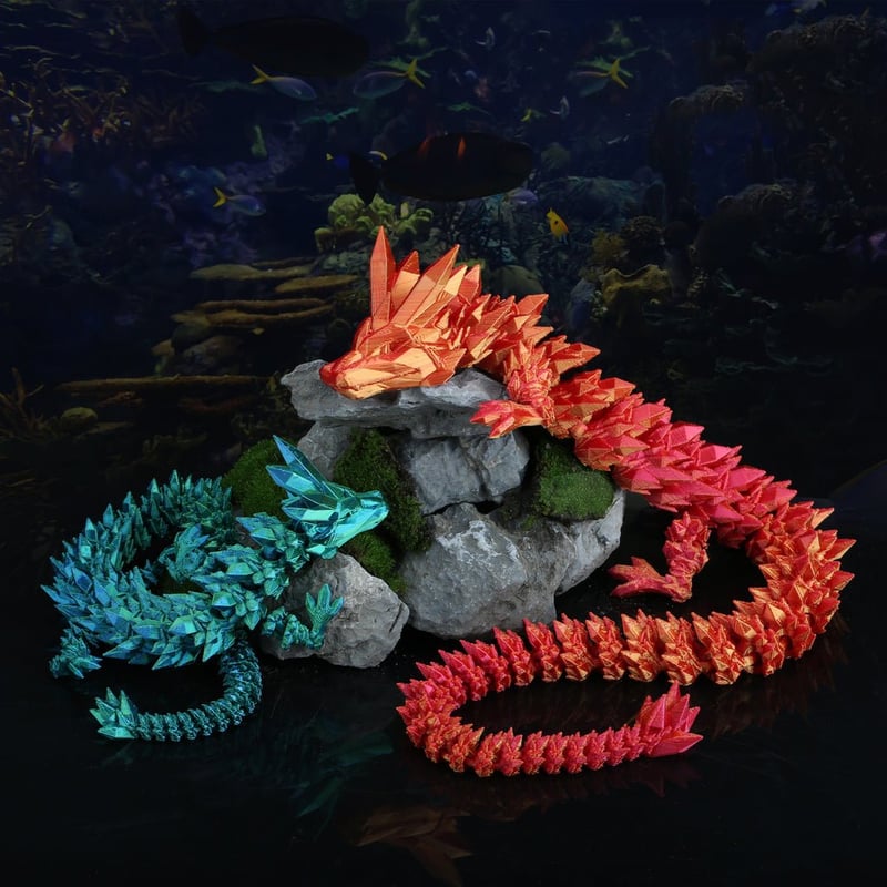 🏆LAST DAY SALE 50% OFF -  3D-Printed Dragon Christmas Blind Boxes！